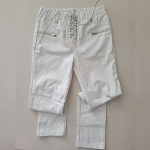 Wild Honey White Leather pants